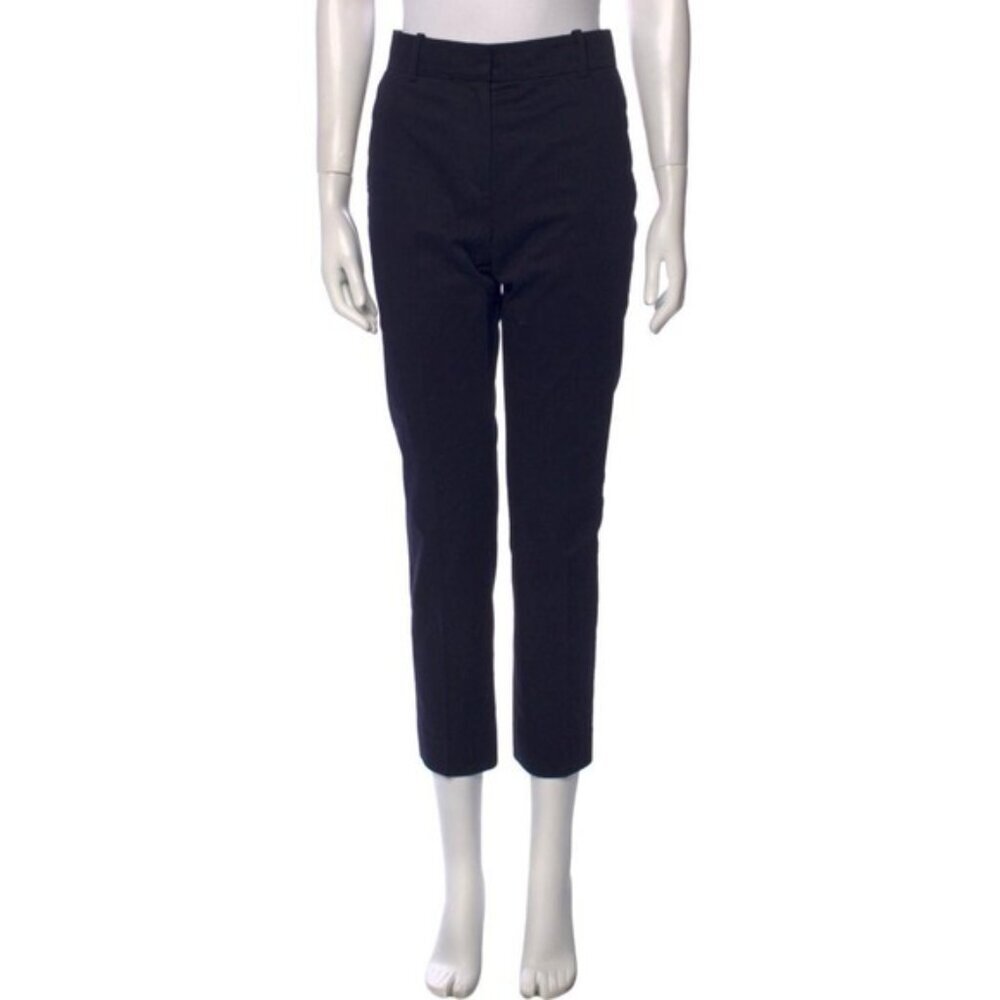LONGCHAMP Women's Dress Pants US 6 Trousers Navy Black No Size Tag 28 x 26.5